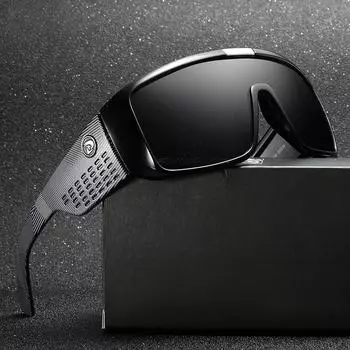 Солнцезащитные очки Большая оправа для очков Цельные линзы Велосипедные спортивные очки Ветрозащитные песочные солнцезащитные очки зелёный