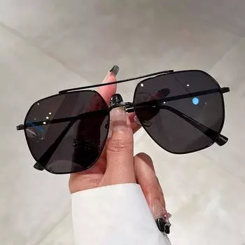 Солнцезащитные очки, Большая оправа, Простые, Модные, Красивые, Защита от радиации, Поляризованные солнцезащитные очки для водителей на открытом воздухе