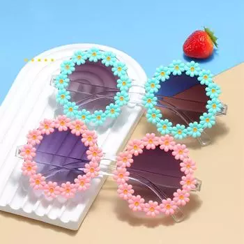 Солнцезащитные очки Candy Women Seaside Flower, индивидуальные мужские солнцезащитные очки Lovely Color Sunshade Glasses cloth random colour