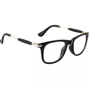 Солнцезащитные очки Dervin Clear Lens Black Frame для мужчин и женщин, прямоугольные, с защитой от ультрафиолета (Прозрачная линза) - Пакет из 1