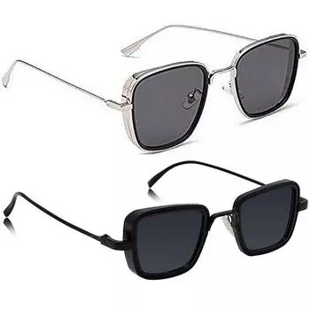 Солнцезащитные очки Dervin Unisex Adult Square (Упаковка из 2 шт.)