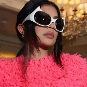 Солнцезащитные очки Devil, уникальные солнцезащитные очки Y2k, винтажные сексуальные солнцезащитные очки «кошачий глаз» для женщин, модные градиентные оттенки в стиле хип-хоп, панк зелёный