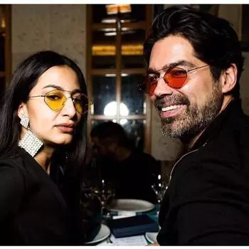 Солнцезащитные очки Diamond, металлические, модные, женские, мужские, полигональные, двухлучевые, очки Ocean, ретро, унисекс, солнцезащитные очки Wild Handmade