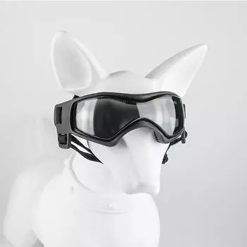 Солнцезащитные очки для домашних животных с защитой от ультрафиолета, снега, ветра, пыли, мягкие модные очки для собак с регулируемой оправой