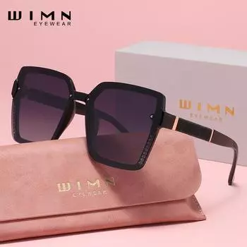 Солнцезащитные очки для вождения премиум-класса WIMN с поляризованными линзами, антибликовым покрытием и легкой оправой чёрный