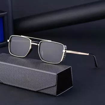 Солнцезащитные очки для вождения в стиле ретро-панк, солнцезащитные очки с полной оправой