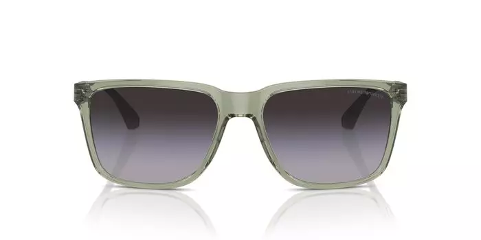 Солнцезащитные очки EA4047 SHINY TRANSPARENT GREEN 56 [Emporio Armani] Мужские