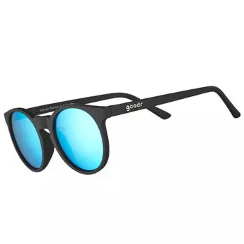 Солнцезащитные очки Goodr серии поляризованные УФ без цветного зеркала для мужчин и для горного отдыха Ramble at Circle [goodr] CIRCLE-G Легкие, линзы, чёрный