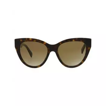 Солнцезащитные очки Gucci Cat Eye в оправе из ацетата гавана золотисто-коричневые