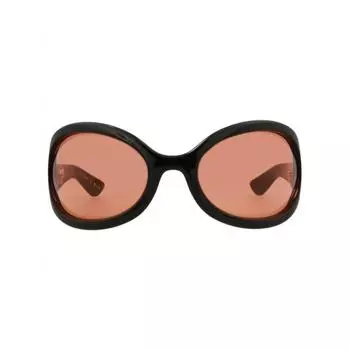 Солнцезащитные очки Gucci Shield Frame Injection черный черный красный