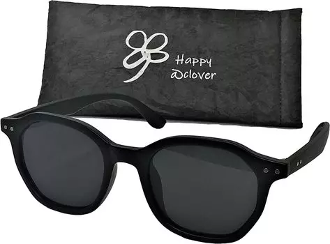 Солнцезащитные очки Happy Clover, которые приносят счастье. Восьмиугольный тип. 4 цвета. В комплекте специальный футляр, который можно выбрать из 3 цветов. Защита от ультрафиолета 002.
