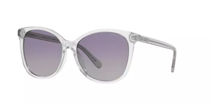 Солнцезащитные очки HC8271U ПРОЗРАЧНЫЕ СЕРЫЕ 57 [Coach] Женские