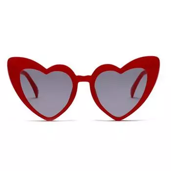 Солнцезащитные очки Heart Sunglasses женские брендовые дизайнерские солнцезащитные очки Cat Eye Retro Love Heart Shaped Glasses женские очки для шопинга и вождения