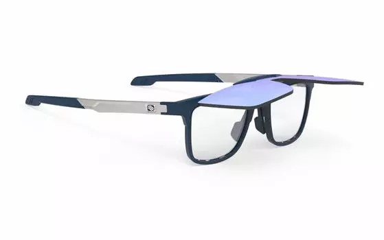 Солнцезащитные очки Incas Flip Up Blue Ice Full Rim [RUDYPROJECT] Navy/ML (49x40мм)