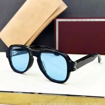 Солнцезащитные очки JACQ JMM High-End Retro Turquoise Frog Mirror от REDCLOUD 52-21-146