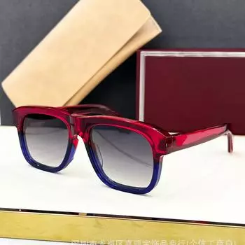 Солнцезащитные очки JACQ JMM Yves High-End в квадратной оправе в стиле ретро для мужчин и женщин 56-19-146