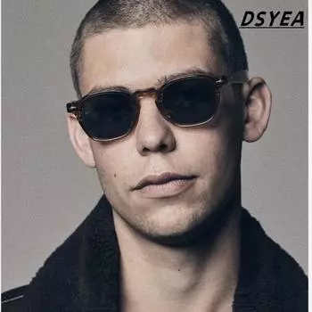 Солнцезащитные очки Jacques высокого качества для мужчин, винтажные квадратные ацетатные солнцезащитные очки, роскошные дизайнерские солнцезащитные очки для женщин, солнцезащитные очки JMM с градиентными линзами Zipper box