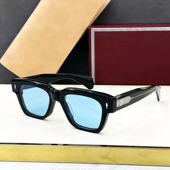 Солнцезащитные очки JCAQ JMM FELLINI Retro с квадратной металлической оправой класса люкс 51-20-146