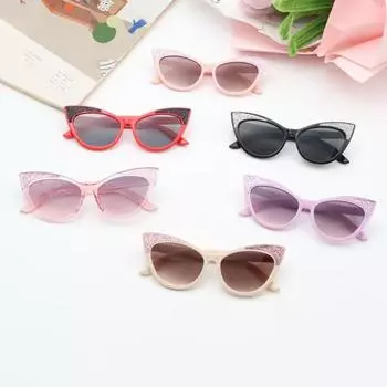 Солнцезащитные очки «кошачий глаз» Детские солнцезащитные очки Детские солнцезащитные очки с защитой от очков для девочек/мальчиков