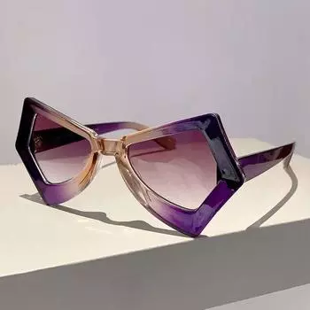 Солнцезащитные очки «кошачий глаз» с большой оправой и высокой ценой, стильные, для фотосъемки на открытом воздухе, с антибликовым покрытием