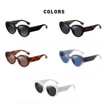 Солнцезащитные очки «кошачий глаз» в маленькой коробочке. Женские онлайн-знаменитости с индивидуальной поляризацией 1.1. Полнокадровые усовершенствованные солнцезащитные очки с защитой от ультрафиолета.