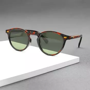 Солнцезащитные очки KROKODIL Small Round, стильные солнцезащитные очки для мужчин и женщин, ретро, классика, многостильный выбор, путешествия, шопинг