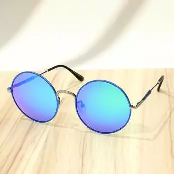 Солнцезащитные очки KROKODIL в круглой оправе для женщин и мужчин, мужские солнцезащитные очки в металлической оправе с защитой UV400 для путешествий, вечеринок, рыбалки