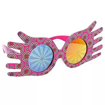 Солнцезащитные очки Luna Lovegood Spectrespecs Official Wizarding World, аксессуары для костюмов Harry Potter, линзы UV400, один размер, подходит большинству женщин, солнцезащитные очки розовый