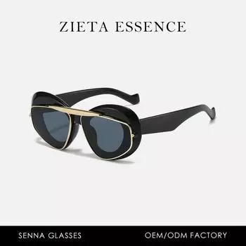 Солнцезащитные очки Luo Jia Metal Personality Retro с двойной оправой Показать Уличные солнцезащитные очки Мужские и женские