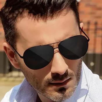 Солнцезащитные очки, меняющие цвет, поляризованные солнцезащитные очки, защита от ультрафиолета, для рыбалки, вождения, меняющие цвет днем и ночью normal, black gray sheet