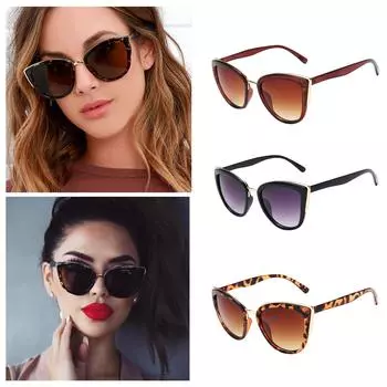 Солнцезащитные очки, модные новые женские солнцезащитные очки, солнцезащитные очки, подходящая одежда One Size кофейный
