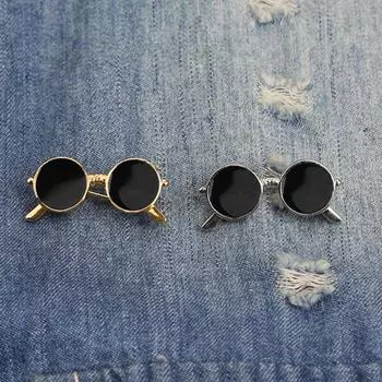 Солнцезащитные очки мужские брошь в виде значка, булавка на лацкане, сумка, рубашка, костюм, свадебный подарок жениху серебряный