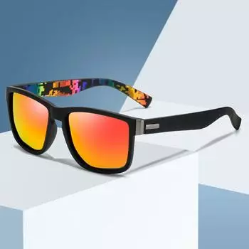 Солнцезащитные очки Мужские поляризованные велосипедные очки Мужские модные спортивные солнцезащитные очки чёрный