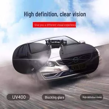 Солнцезащитные очки ночного видения с высокой четкостью изображения и близорукостью для вождения и рыбалки Toad mirror черный серый