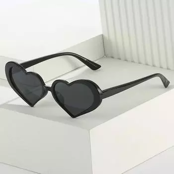 Солнцезащитные очки очаровательной формы в форме сердца с бриллиантами, желеобразного цвета, защита от ультрафиолета, женские брендовые дизайнерские солнцезащитные очки «кошачий глаз», женские as pictue