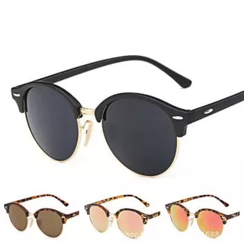 Солнцезащитные очки поляризованные женские мужские Uv400 для вождения, винтажные, стимпанк, круглые, ретро, уникальные 06