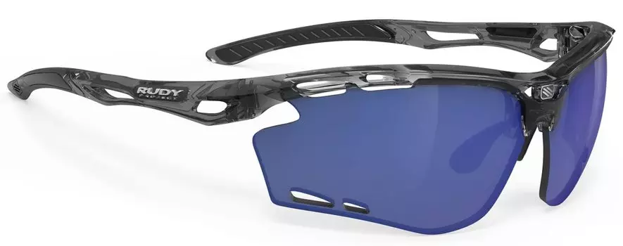 Солнцезащитные очки Propulse Crystal Laser Deep Blue Lens 75 мм [RUDYPROJECT] Ash/Multi SP625833-0000 ширина