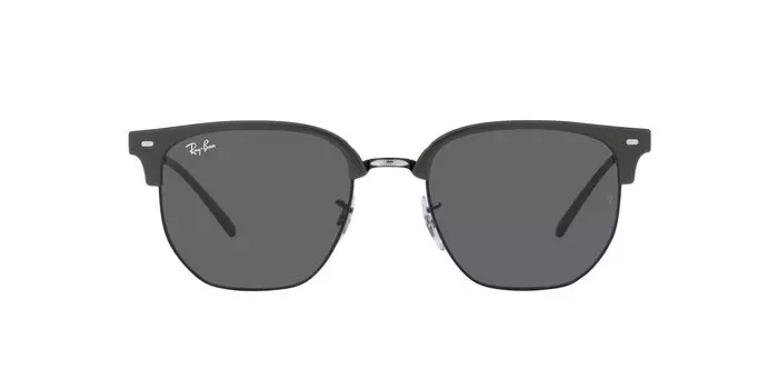 Солнцезащитные очки [Ray-Ban] RB4416F NEW CLUBMASTER 6653B1 СЕРЫЕ НА ЧЕРНОМ 55