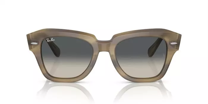 Солнцезащитные очки RB2186 STATE STREET ПОЛОСАТЫЙ ЗЕЛЕНЫЙ 52 Ray-Ban