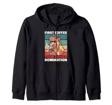 Солнцезащитные очки Retro Alpaka Coffee Farmer Animal Vintage Alpaca Zip Hoodie