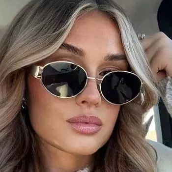 Солнцезащитные очки Retro Oval Trend для мужчин и женщин из Европы и США Солнцезащитные очки Joker Advanced Sunglasses