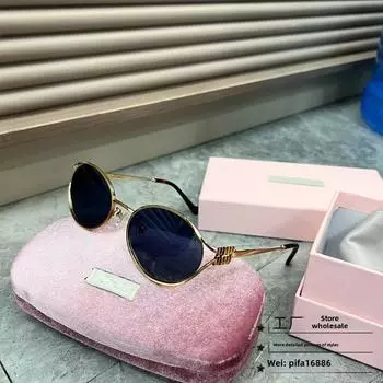 Солнцезащитные очки Retro Oval UV400 - Трендовая европейская и американская мода для мужчин и женщин