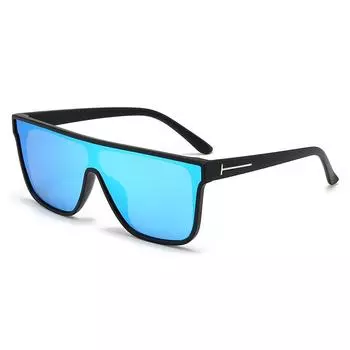 Солнцезащитные очки с большой оправой, поляризованные, цветные, модные, трендовые, солнцезащитные очки для езды на велосипеде 62-14-141