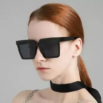 Солнцезащитные очки с градиентными линзами, персонализированные квадратные уличные солнцезащитные очки, женские солнцезащитные очки с УФ-защитой