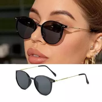Солнцезащитные очки с круглой оправой, унисекс, солнцезащитные очки для женщин, для путешествий на открытом воздухе, модные очки для вождения