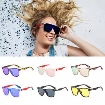 Солнцезащитные очки с защитой UV400 для мужчин и женщин, легкие очки в квадратной оправе, портативные, для путешествий, для взрослых, для езды на велосипеде, вождения, рыбалки, гольфа, очки G