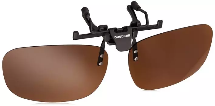 Солнцезащитные очки SHIMANO Clip-on TAC Matte Black Brown HG-019P