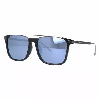 Солнцезащитные очки SPLA37J Shiny Gunmetal [Police] мужские черные/блестящие 5617-145