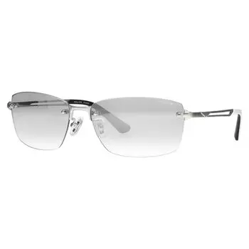 Солнцезащитные очки SPLG39J 581X 60 WIND Wind Two Point Borderless Square Titanium Mirror Lens [Police] Мужские