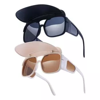 Солнцезащитные очки Sunvisor для женщин Велосипедные солнцезащитные очки Hat Brim Велосипедные очки Удобные и съемные Велосипедные очки Стабильные и чёрный